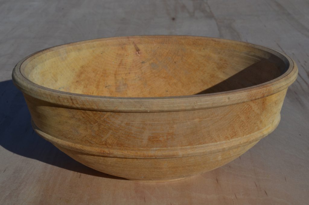 Large beech bowl