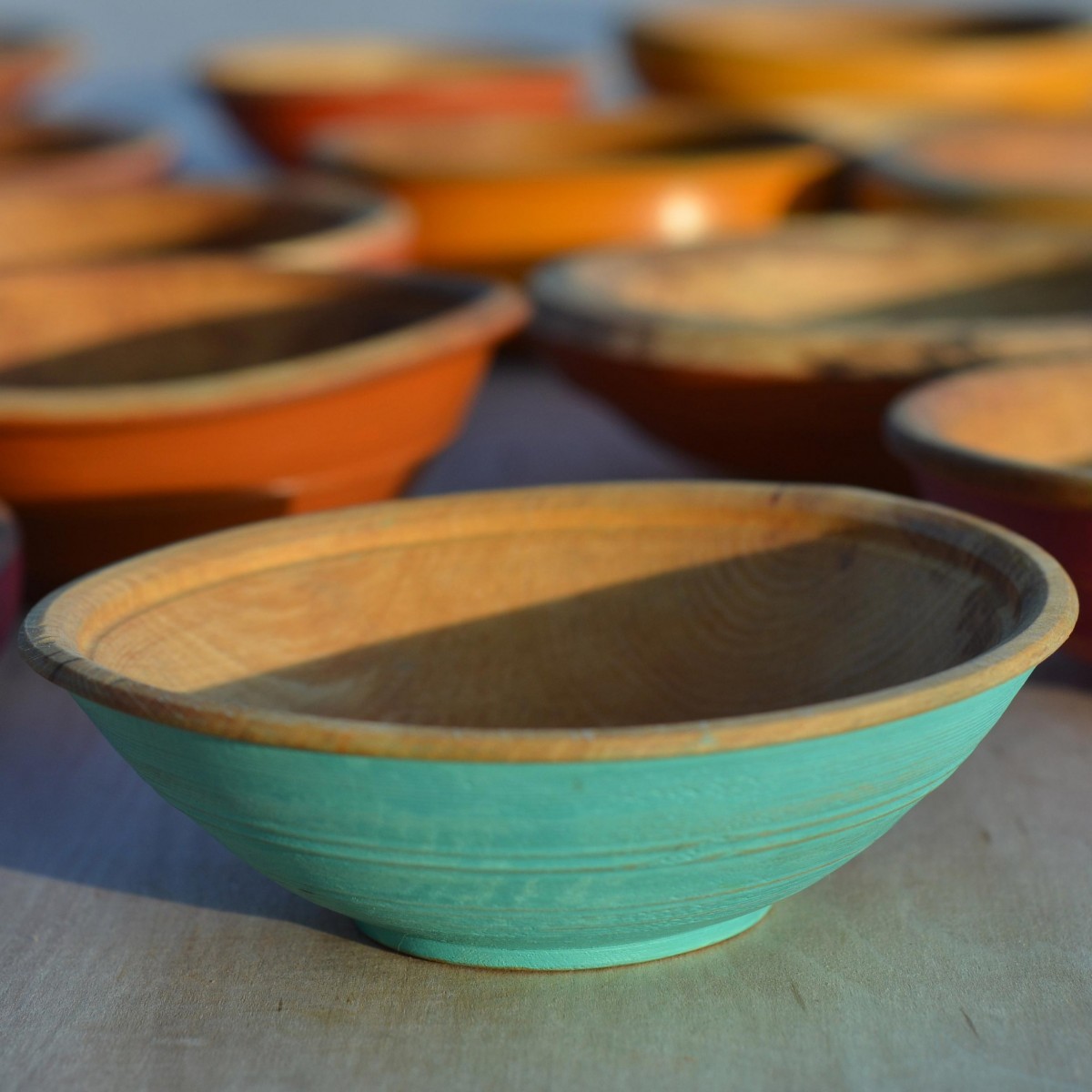 Painted bowls | Pale blue