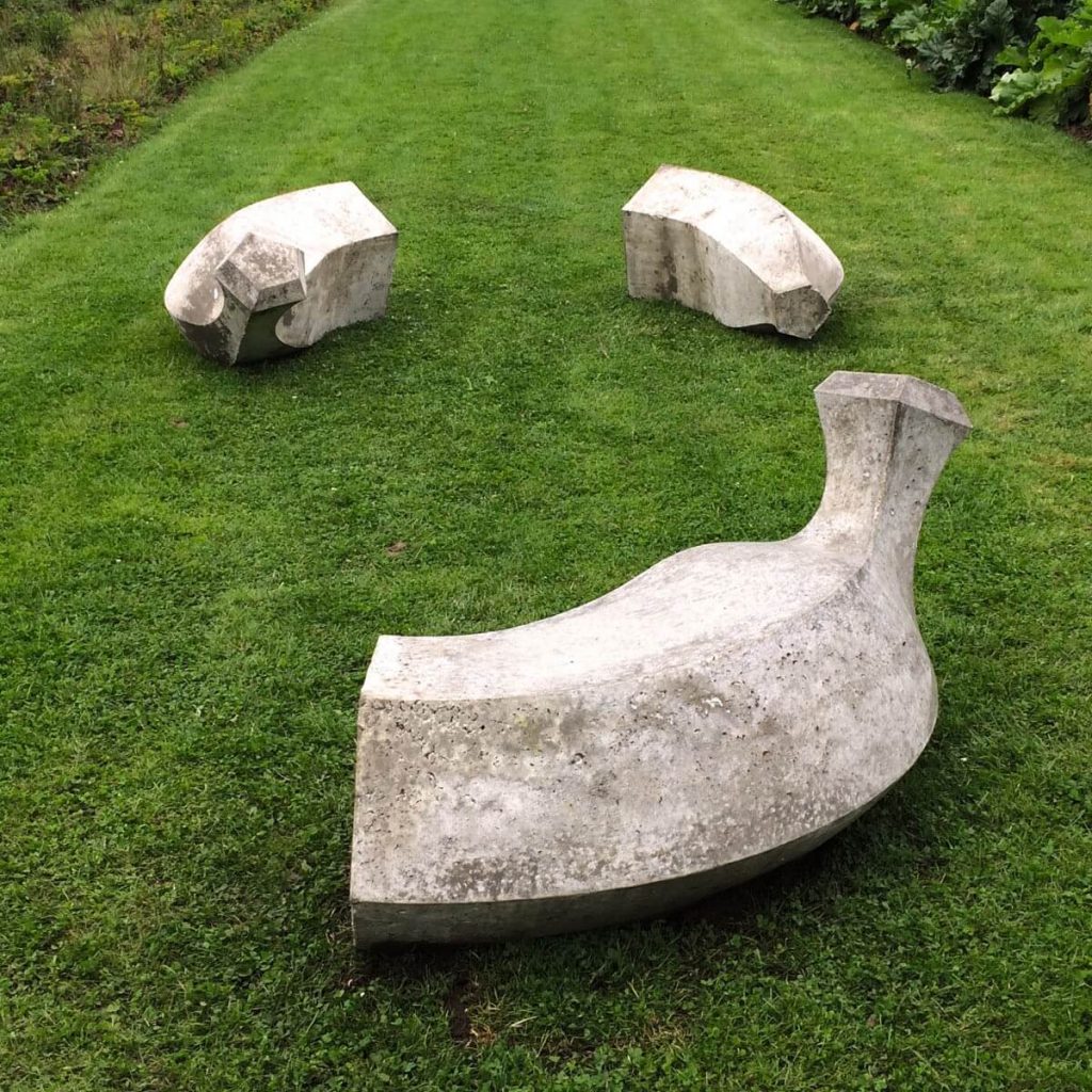 Sculptural seating by D May